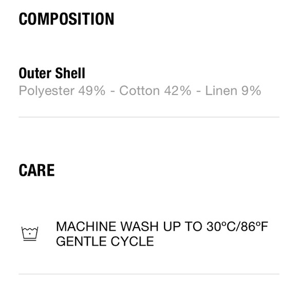 Zara cotton linen blend cropped top - Picture 3 of 3